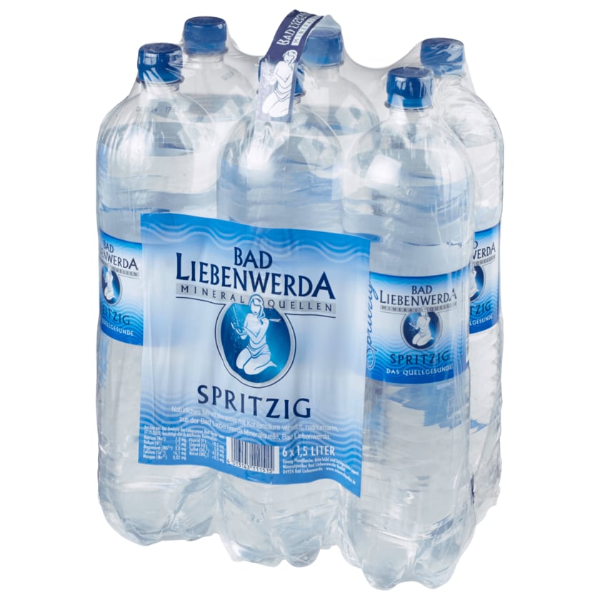 Bad Liebenwerda Mineralwasser Spritzig 6x1,5l